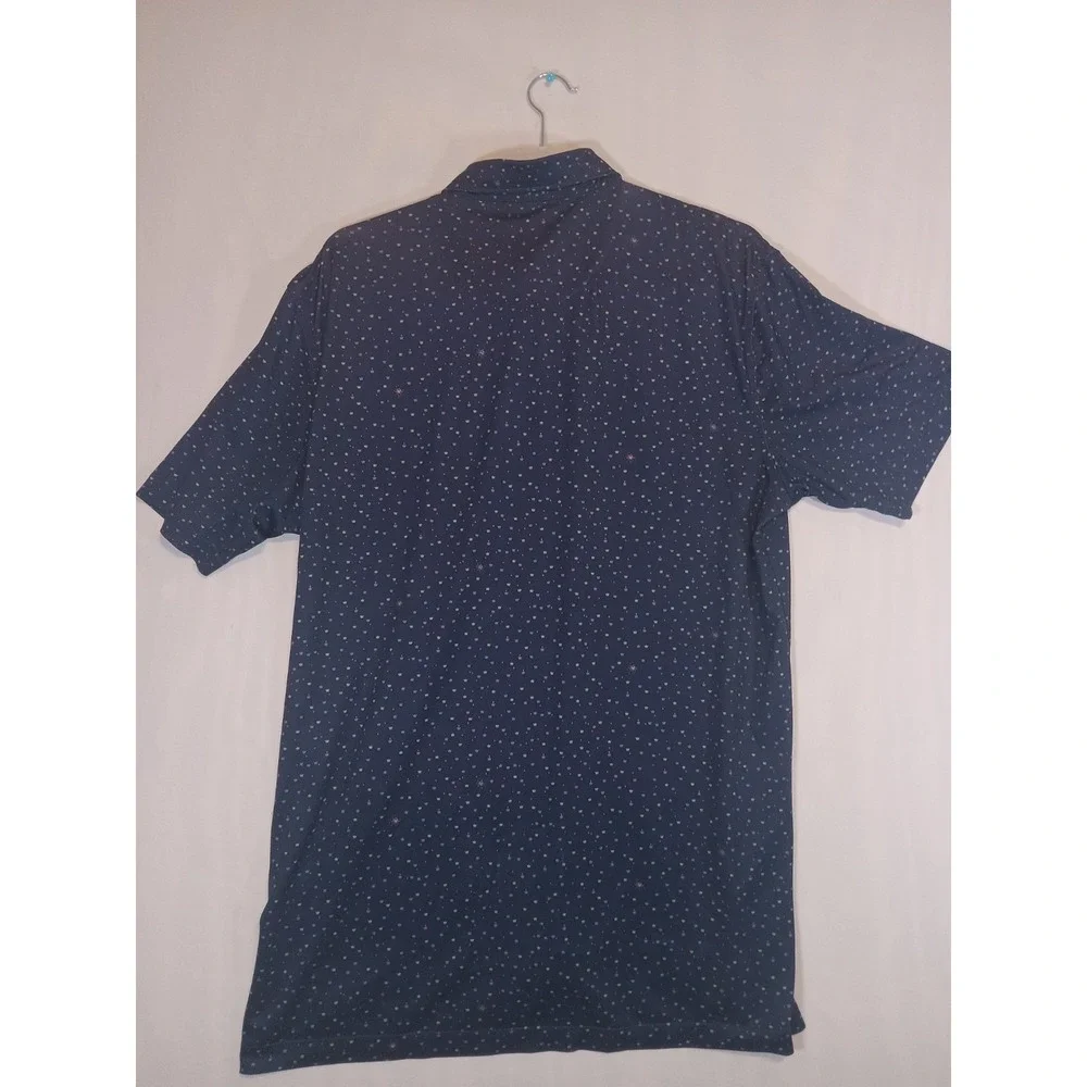 Peter Millar Summer Comfort Polo Shirt Men's Medium Colorful Graphic Print